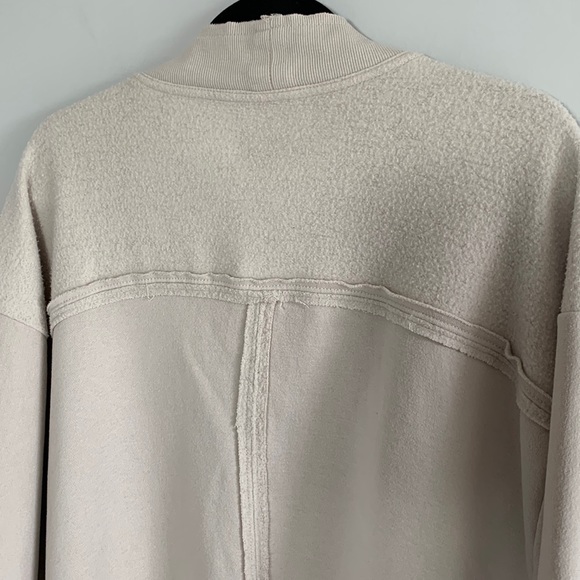 Anthropologie Pilcro Aubrey Draped Cardigan Open Front Beige Size L/XL - Picture 10 of 14